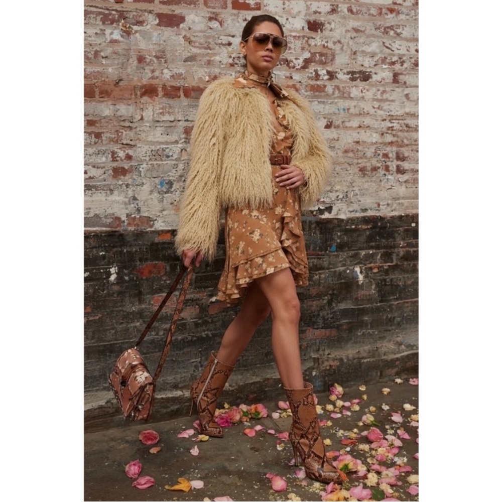 Michael Kors Collection Silk Floral Dress 8